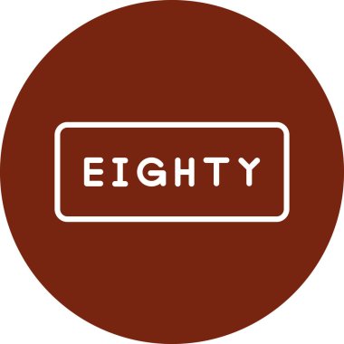 7 numaralı simge, vektör tasarımı