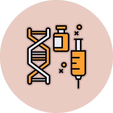 Modern bir simgenin vektör illüstrasyonu