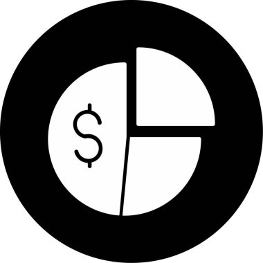 Dolar simgesi vektör illüstrasyonu