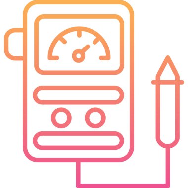 Kalem. Web simgesi basit illüstrasyon