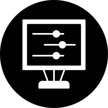 Web vektör illüstrasyonu, simge