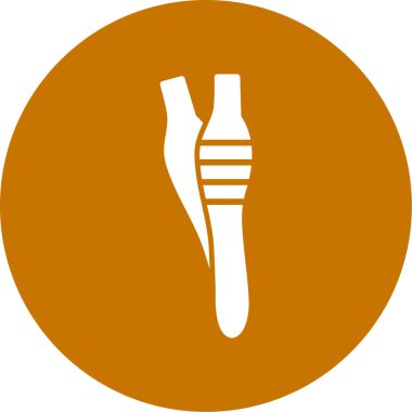 Bir çift ayakkabılı bir kadının vektör çizimi