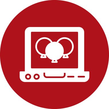 izleyici simgesi, vektör illüstrasyonu