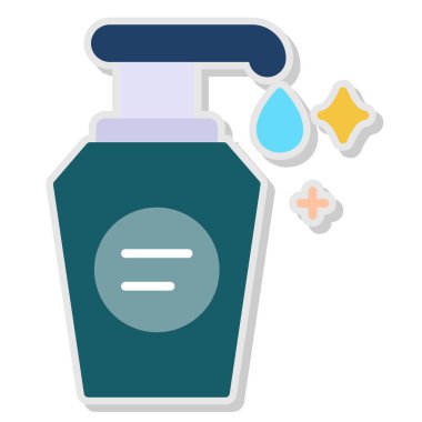 Sabun dispenseri vektör simgesi