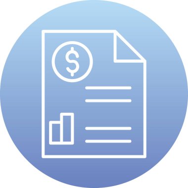 Vektör belgesi Simge illüstrasyonu