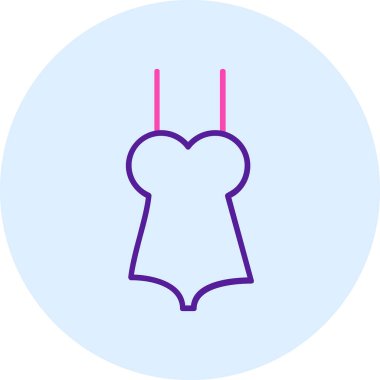 Elbise. Web simgesi basit illüstrasyon