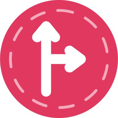 yön ikonu vektör illüstrasyonu