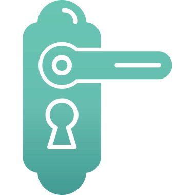 Anahtar simgesi vektör illüstrasyonu