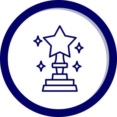 Kupa. Web simgesi basit tasarım