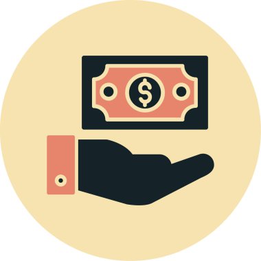 El simgesi ile dolar işareti