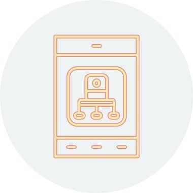 Mutfak fırın vektör simgesi