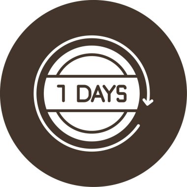 Tek izole edilmiş simgenin vektör illüstrasyonu