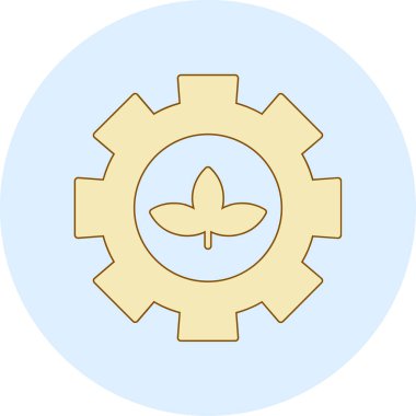 dişli simgesi vektör illüstrasyonu