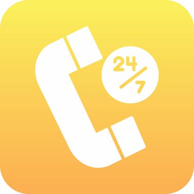 Telefon simgesinin vektör illüstrasyonu