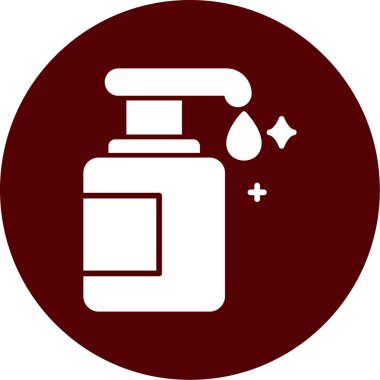 Sıvı sabun. Web simgesi basit illüstrasyon