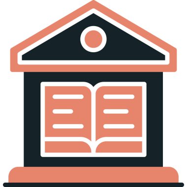 Okul binası. Basit tasarım