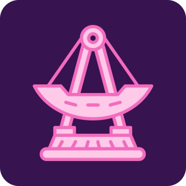 Gemi simgesi, vektör illüstrasyonu