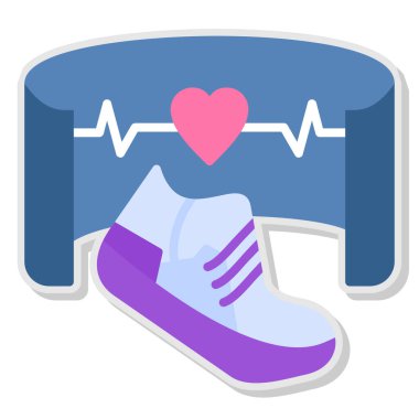 spor ayakkabısı simgesi modada basit tasarım