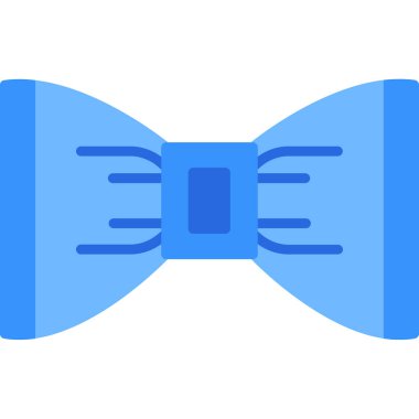 Moda tasarım biçimi arka planında papyon simgesi