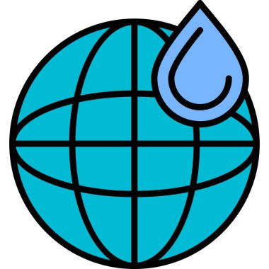 özet biçiminde küresel ısınma simgesi