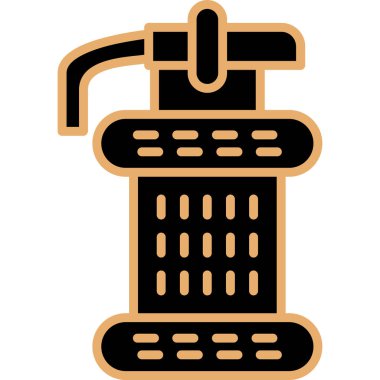 Mutfak aleti simgesi, basit vektör illüstrasyonu