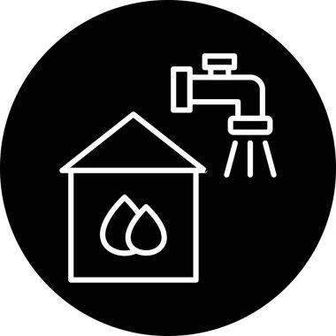 ev simgesi vektör illüstrasyonu