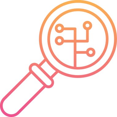 Arama simgesinin vektör illüstrasyonu