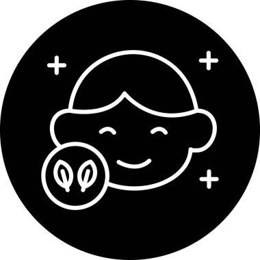 Maskeli bir kadının vektör çizimi