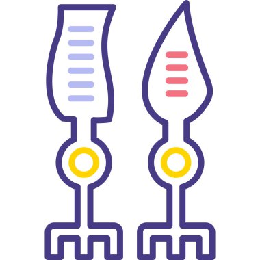 Modern bir tasarımın vektör illüstrasyonu