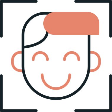 avatar erkek kişisi simgesi ana hatlar biçiminde