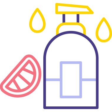 Şişe. Web simgesi basit illüstrasyon