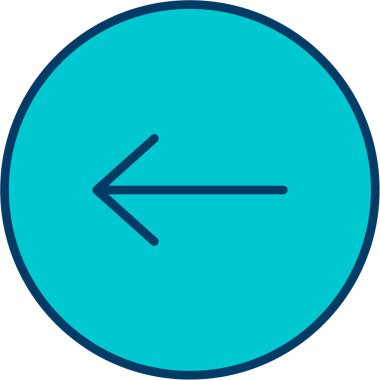 Ok. Web simgesi basit illüstrasyon