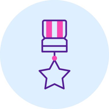 yıldız web simgesi basit illüstrasyon