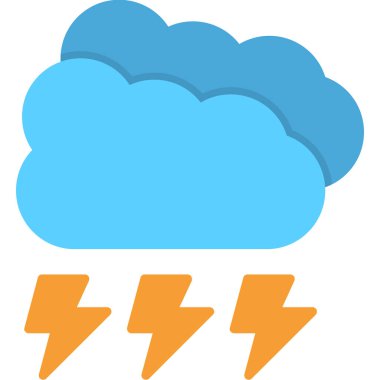 Bulut. Web simgesi basit illüstrasyon