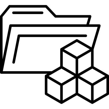 Dosya. Web simgesi vektör illüstrasyonu