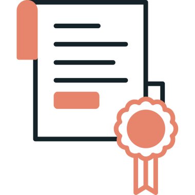 diploma sertifikası vektör illüstrasyon tasarımı