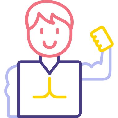 kart simge vektör çizim