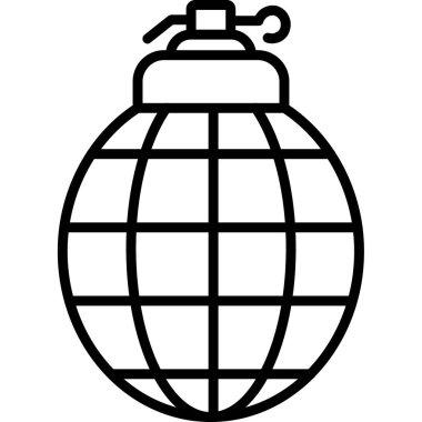 Küre. Web simgesi basit illüstrasyon