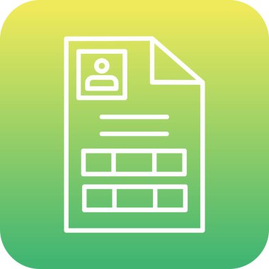 vektör dizin simgesi