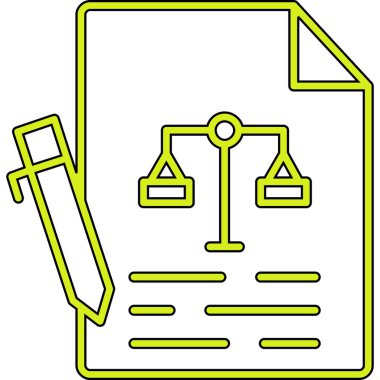 Beyaz arkaplanda belge simgesi, vektör illüstrasyon tasarımı