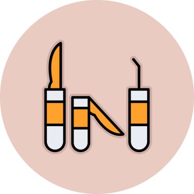 Şırınga simgesinin vektör illüstrasyonu