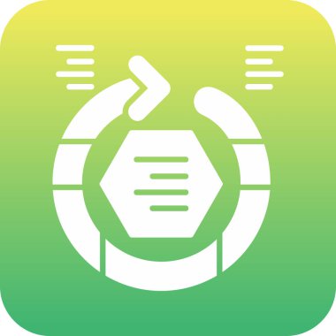 Modern oto tamir simgesinin vektör illüstrasyonu