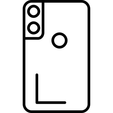 telefon simgesi, vektör illüstrasyonu