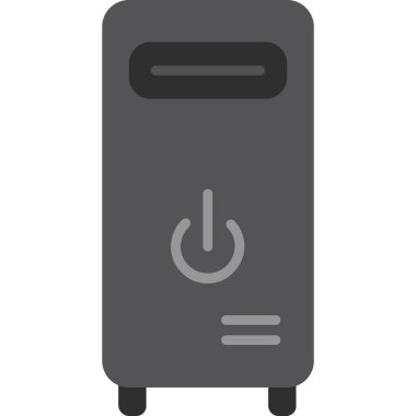 Buzdolabı. Web simgesi basit illüstrasyon