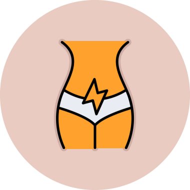 Modern simgenin vektör illüstrasyonu