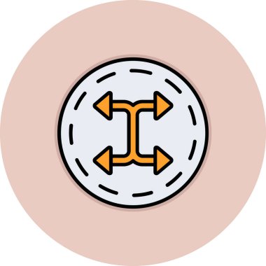 Seo simgesinin vektör illüstrasyonu