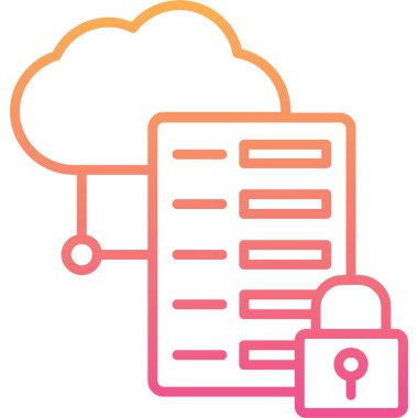 belge simgesi vektör illüstrasyonu