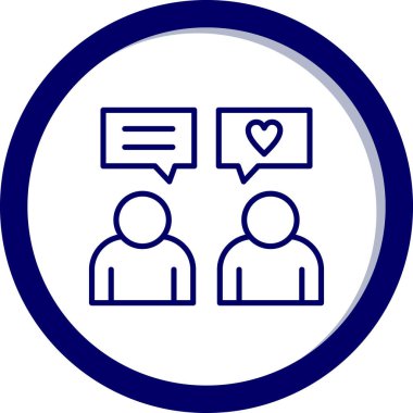 İnsan simgesinin vektör illüstrasyonu