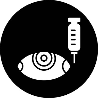 Göz simgesi vektör illüstrasyonu