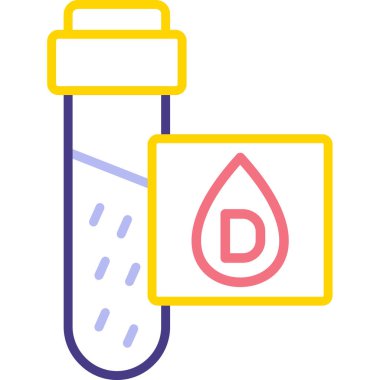 Kan damlası. Basit tasarım